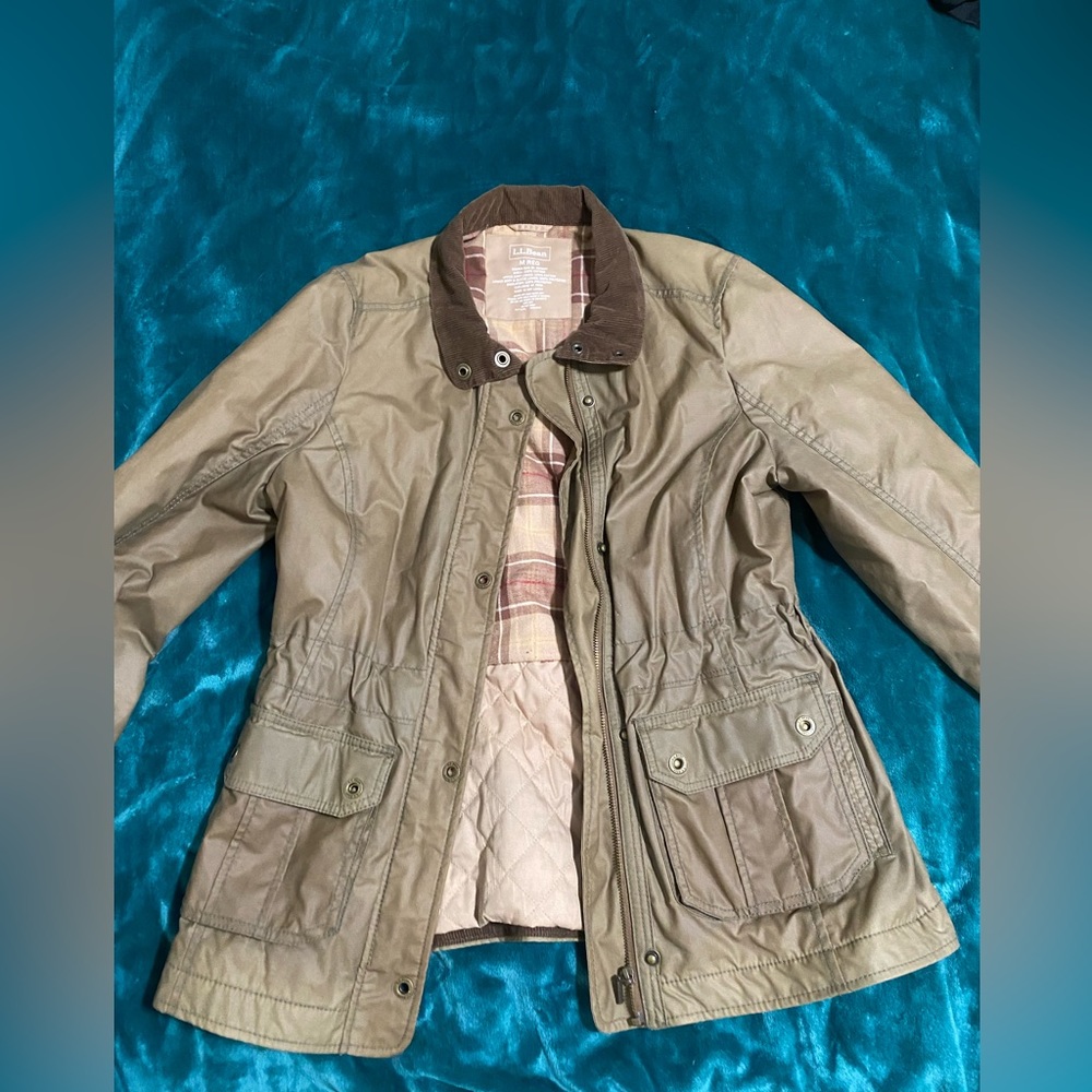 LLBean waxed canvas jacket